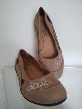 Padders Natura Collection Brown Leather Pumps Size 6