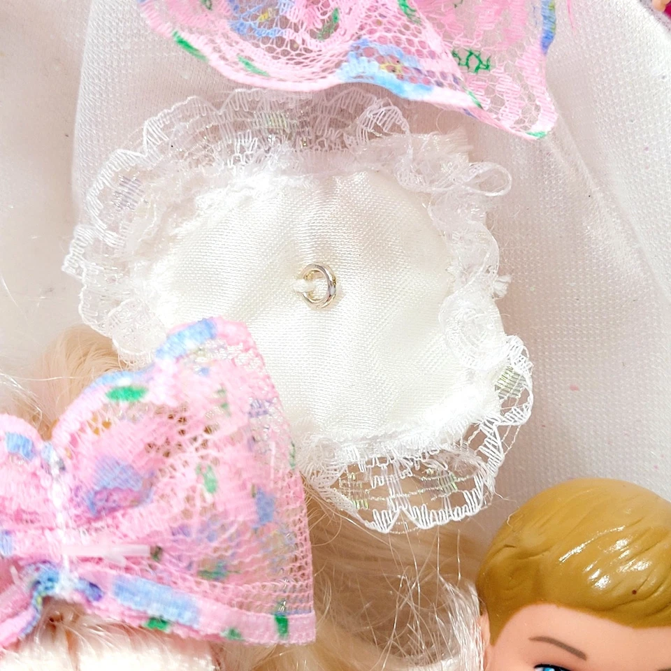Kid Kore My Wedding Day Kelsey Jodi & Timmy Set Barbie Clon Novia De Colección Años 90 Foto 3 de 4