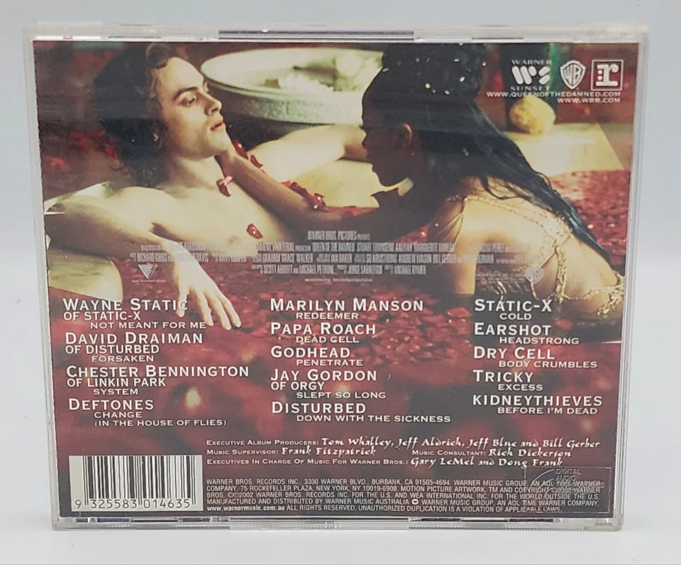 Queen of the Damned Soundtrack CD 2002 - Songs by Jonathan Davies of Korn - Image 2 of 4