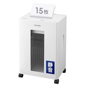 Iris Ohyama OF15M Commercial Shredder, Quiet, High-Speed, Micro Cross-Cut, 100 S