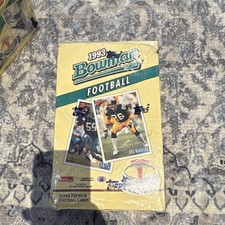 1993 Bowman Football Super Premium Sealed Trading Card Box Topps Rookie