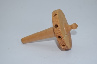Lillian Vernon Christmas Pyramid Windmill Fan Hub Top Replacement Part Wood