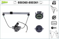 Fensterheber Vorne Links Valeo 850360 FÜR Renault Fenstermechanismus