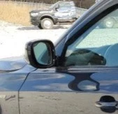 Espelho lateral para porta de motorista BMW X3 LH 2010 fabricante de equipamento original - Imagem 2 de 4