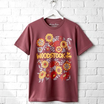 Woodstock Hippie Flowers Men's T Shirt