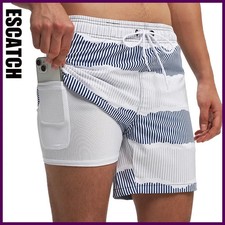 Summer 2026 New Fashion Polyester Swimming Shorts Men Gym Board Quickly