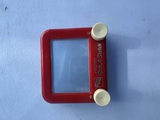 VTG ETCH A SKETCH POCKET TRAVEL SIZE CLASSIC RED OHIO ART