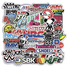 Racing Sticker Decals 10 Pack Random Mix Jdm Car Motorcycle Bike Helmet 2 Inch Racing Sticker Decals 10 Pack Random Mix Jdm Car Motorcycle Bike Helmet 2 Inch