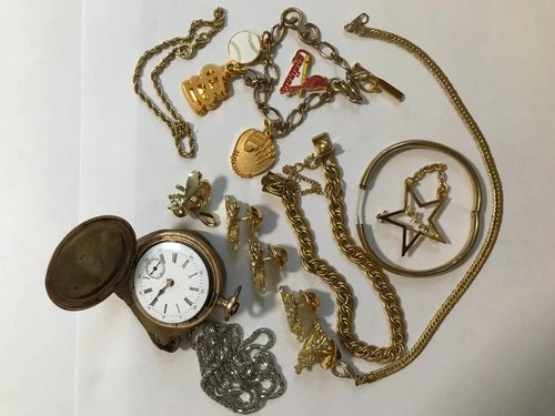 Large Lot Of Costume Jewelry about 40 Pieces