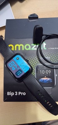 Amazfit Bip 3 Pro W2171GL1N 9.65 mm Black Smartwatch