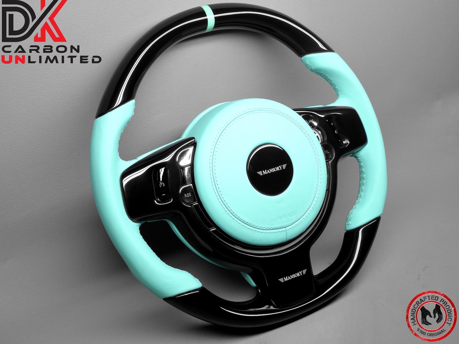 Rolls Royce Dawn Wraith Turquoise Turchese Blue Napa Piano Black Steering Wheel