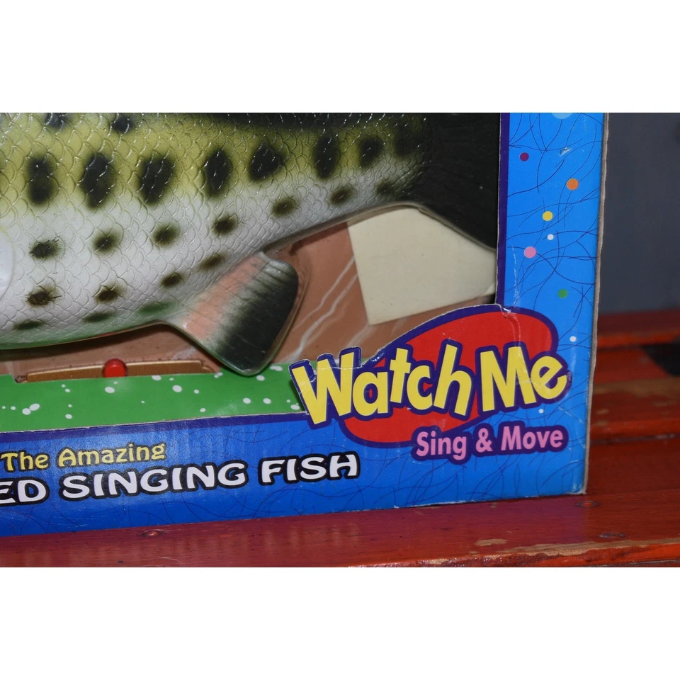 GRAN Boca Lubina Firma Pesca Llévame al Río Ángulos de la Mañana 2000 NUEVO Foto 3 de 4