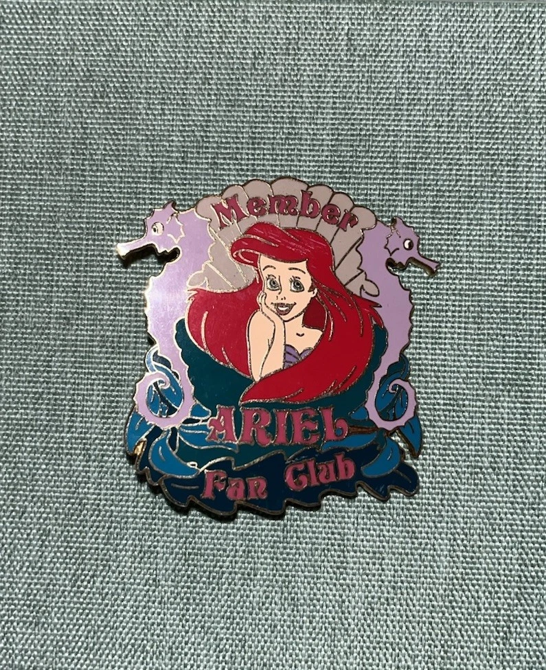 Disney Auction Pin Ariel Fan Club Little Mermaid one of 1000 of its kind