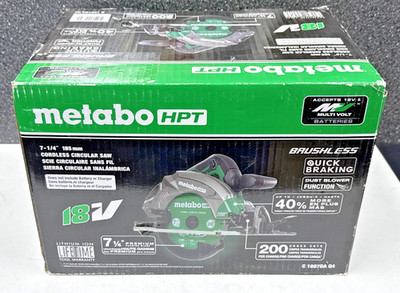 Metabo HPT C 1807DAQ4M Brushless 18Volt 7-1/4'' Cordless Circular Saw (Tool Only)