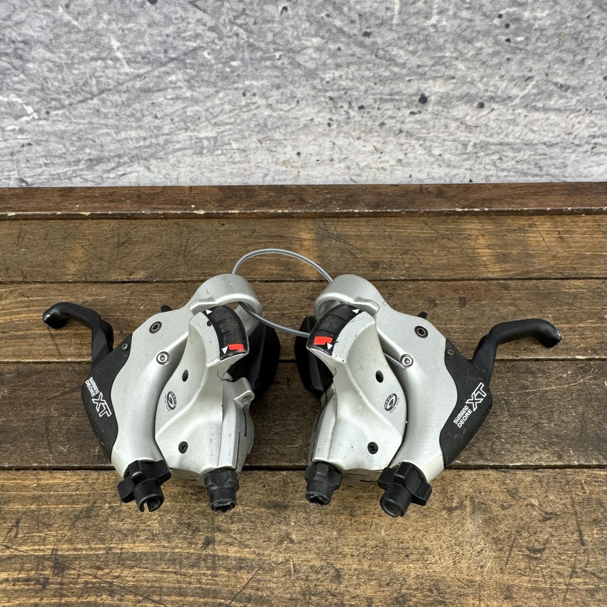 Vintage Shimano Deore XT ST-M750 3x9 Brake Shifter Lever Set MTB