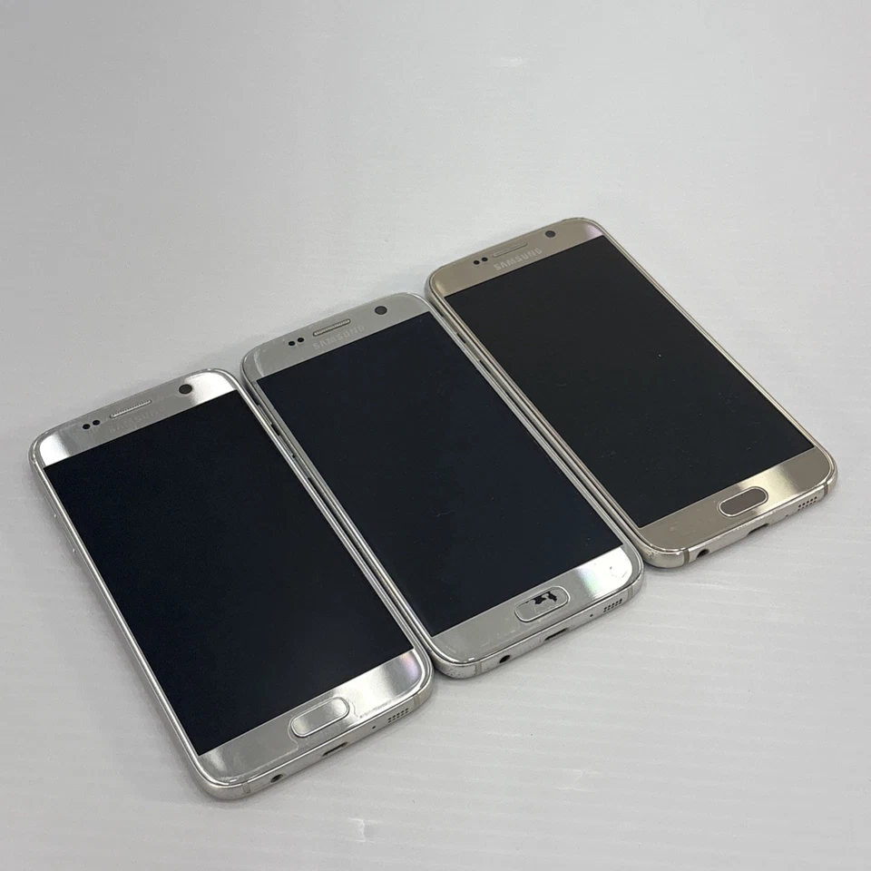 2X SAMSUNG GALAXY S7 + 1X SAMSUNG GALAXY S6 NO POWER PARTS ONLY - image 2 of 4
