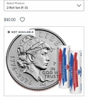 Semiquincentennial Dime 2026 Rolls and Bags-Emerging Liberty 2-Roll Set (P, D)