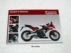 Original Honda CBR 650 F, RC 74, drivers manual, English, owner's manual