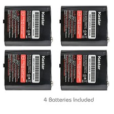 Kastar 4Pcs Battery 1650mAh For Motorola 2 way Radio 53615 KEBT-071-A KEBT-071-C