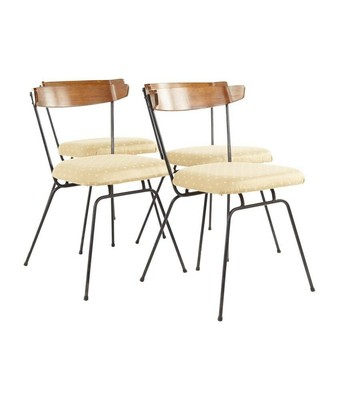 Paul McCobb Style Clifford Pascoe Mid Century Iron Dining Chairs - Set of 4
