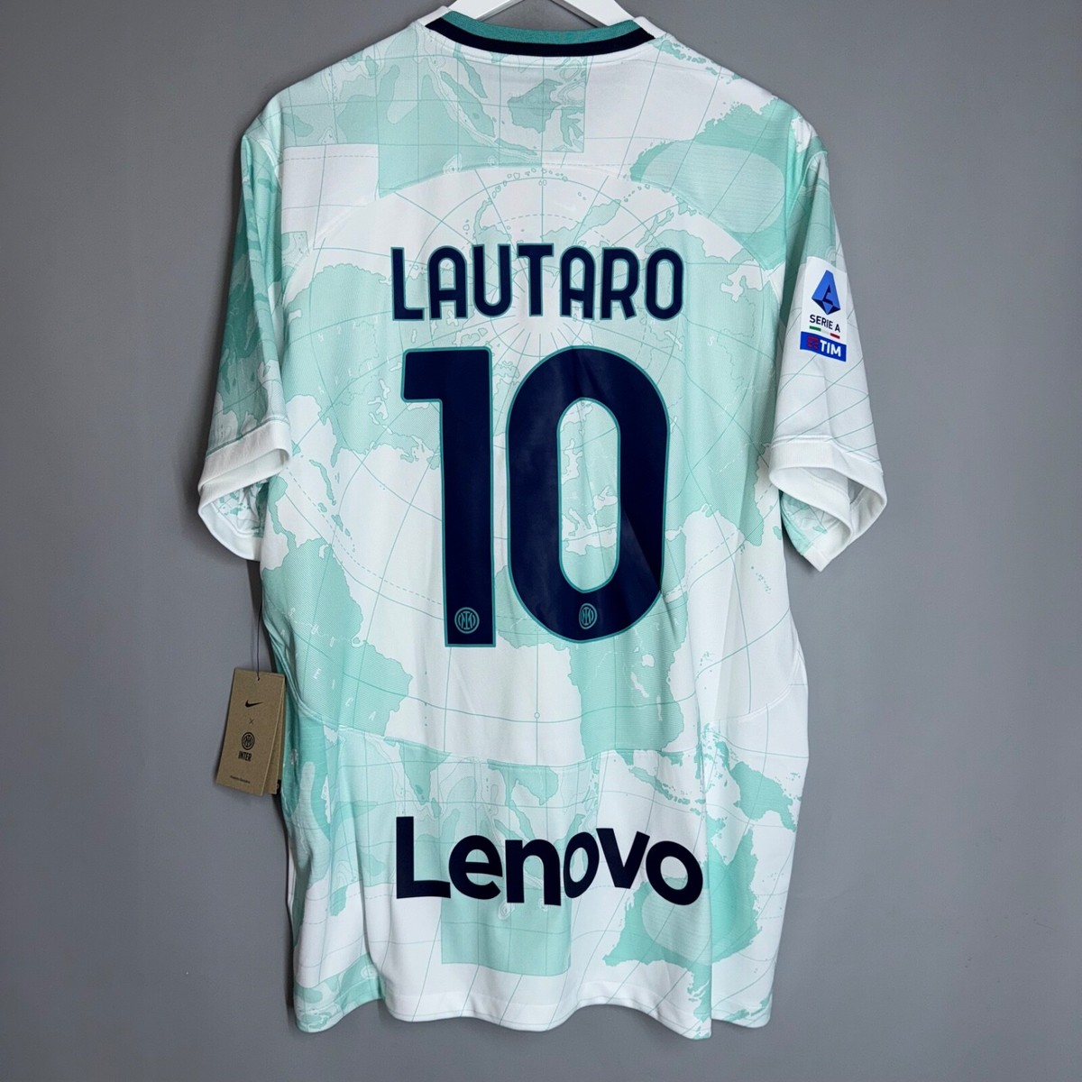 NWT INTER MILAN 2022 2023 AWAY FOOTBALL SHIRT JERSEY MAGLIA #10