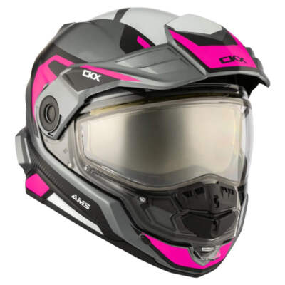 CKX Mission AMS Optic Full Face Snowmobile Helmet - Matte Pink | eBay