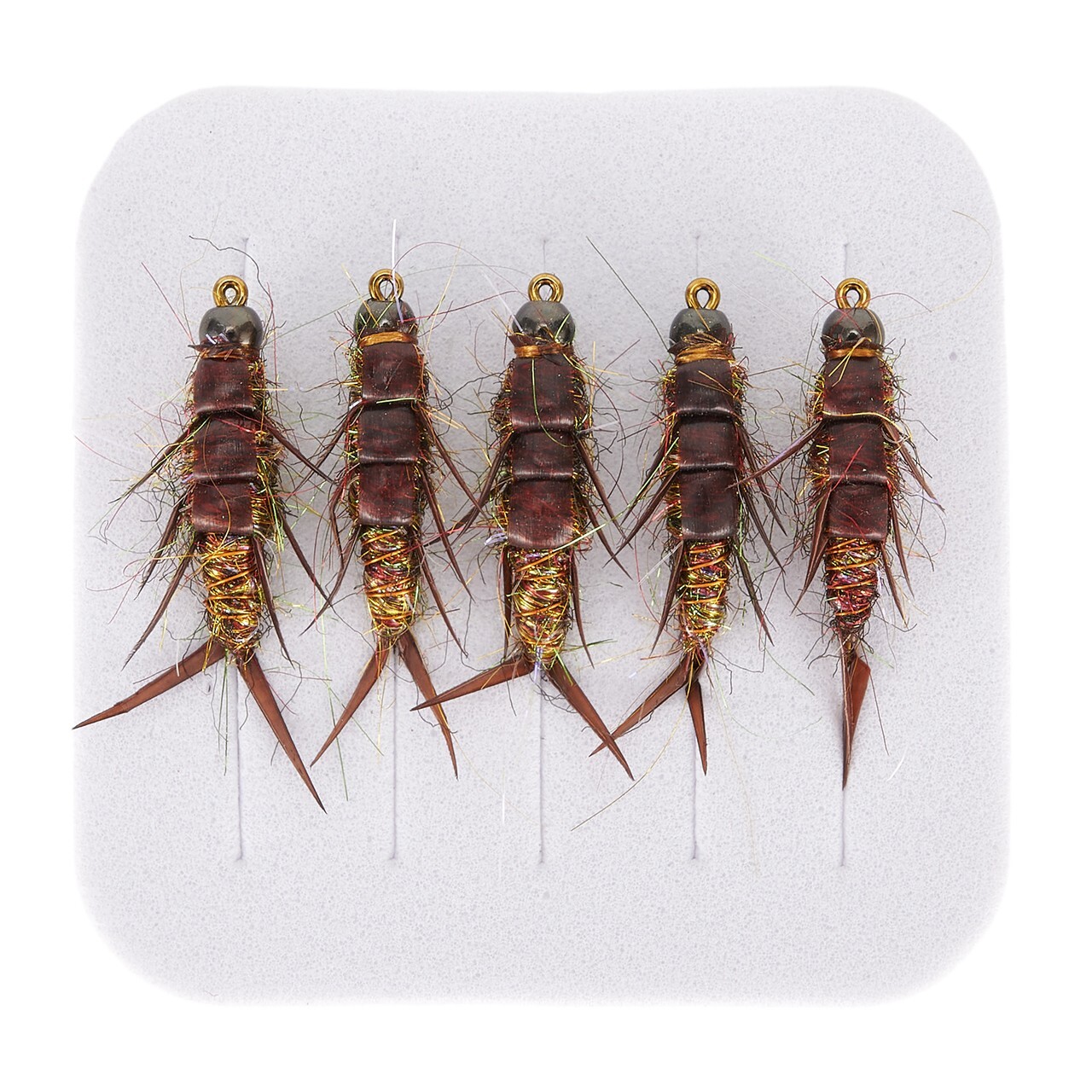 Reliable Stonefly Nymph Lure Kit 5pcs Fly Fishing Hooks for Trout Bass