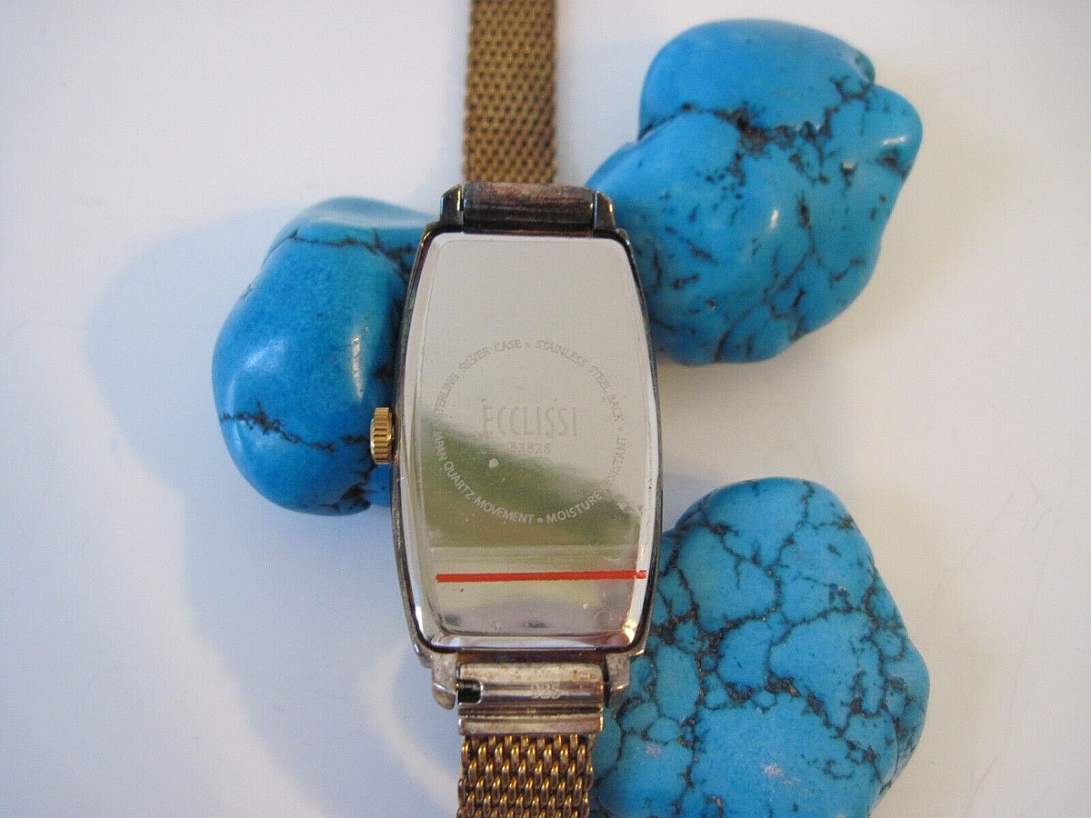 Ecclissi Mother-Of-Pearl Dial Sterling Silver 14k Gold  display picture 1
