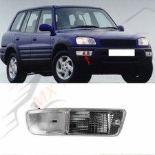 Right For Toyota RAV4 1998-2000 White Front Bumper Fog Light w/Harness Replace-