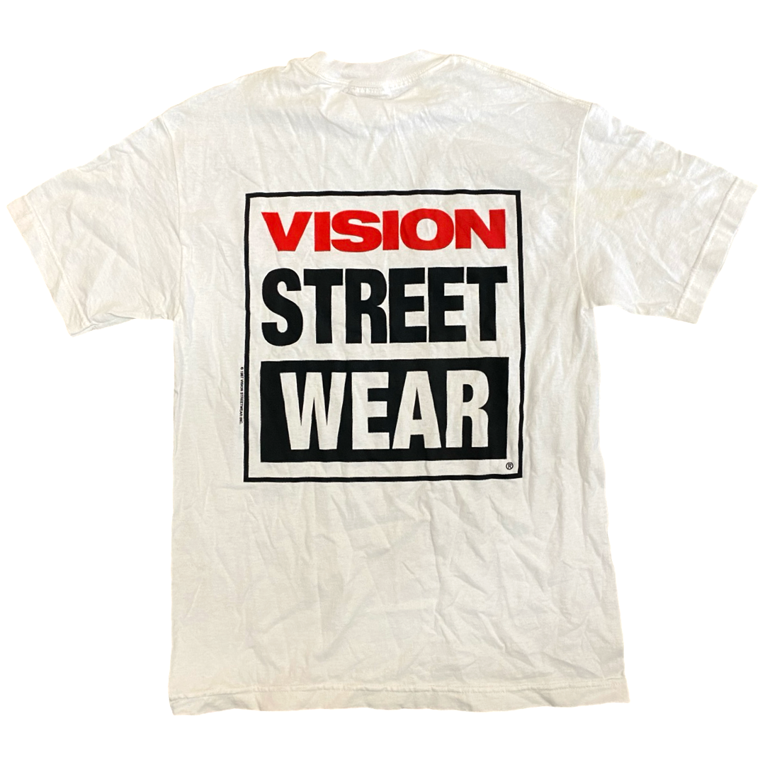 オールド　ビンテージ　vision street wear Tシャツ　OLD SIGNED ORIGINAL RARE VINTAGE 80s VISION STREET WEAR T SHIRT MEN