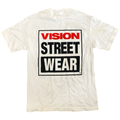 SIGNED ORIGINAL RARE VINTAGE 80s VISION STREET WEAR T SHIRT MEN