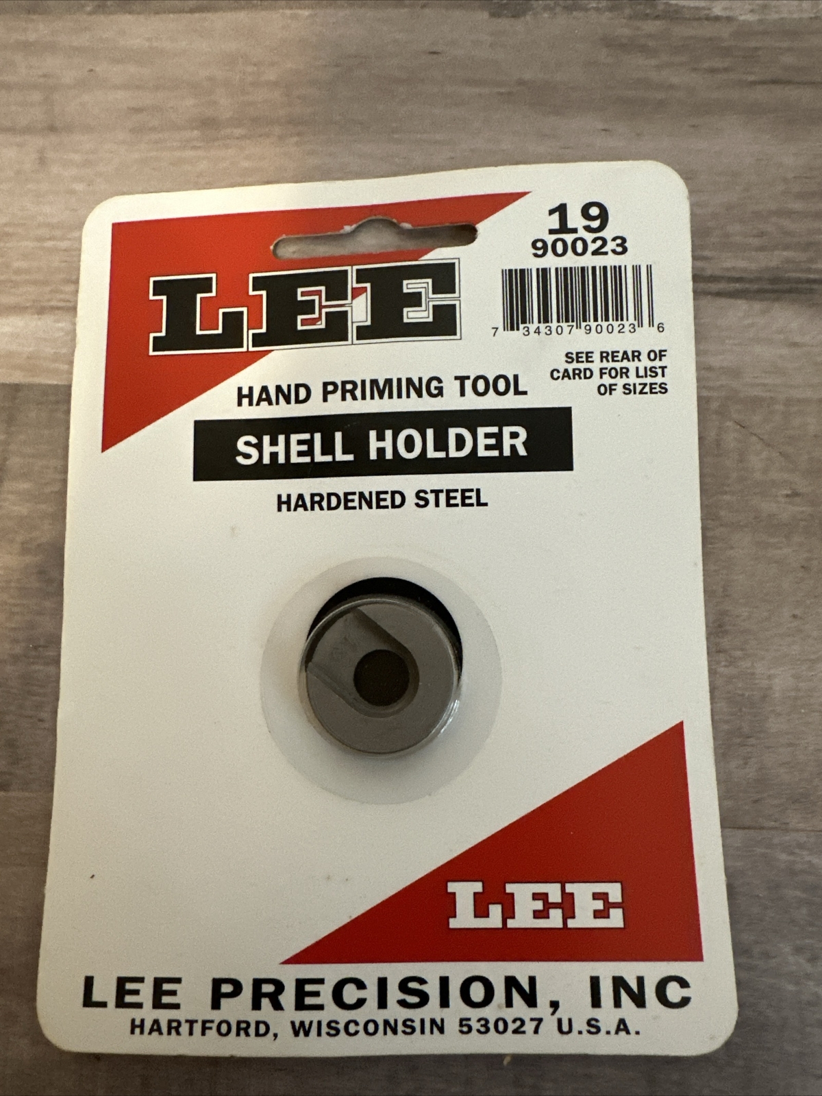 Lee Precision Shellholder #4 For Auto Prime Hand Priming Tool - Fits .17 Rem, .204 Ruger, .223 Rem