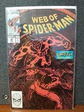 Web of Spider-man #58 (Marvel 1989) Grizzley and Tinkerer App VF+/NM BUNDLE