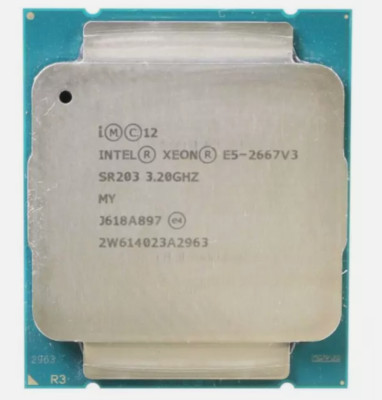 Processeur Intel Xeon E5-2667 V3 SR203 - 3.20GHz 8-Core LGA2011-3 - Occasion Testé