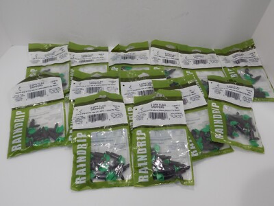 130 PCS Raindrip  122010 Flag Dripper, 2 GPH Green Flag L122010B- 13 PACKS OF 10