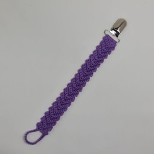Crochet Dummy Pacifier Clip baby shower gift