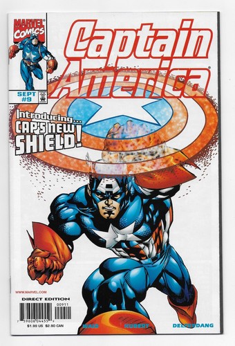 Captain America #9 New Shield Marvel 1998 We Combine Shipping | eBay