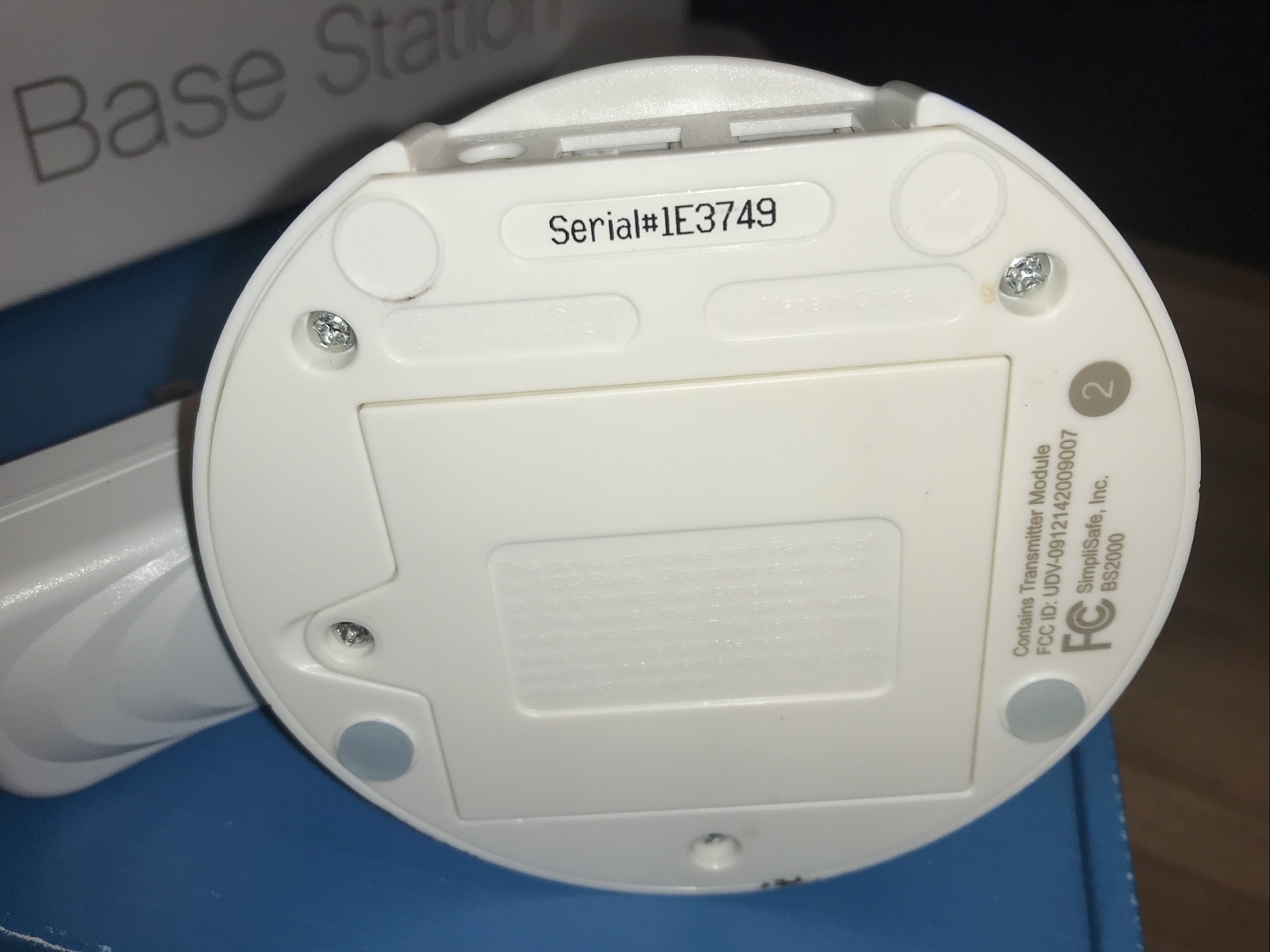 SimpliSafe Home Security System Base Station SS-1500 1st Original Generation