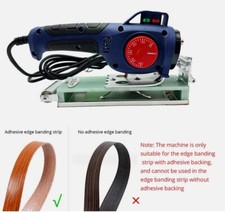 220V Woodworking PVC Edge Banding Machine Portable Adjustable Temperature