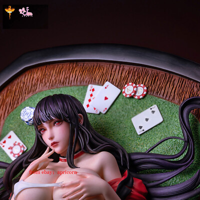 DT Studios Kakegurui Momobami Kirari 1/4 Cheating Allowed Resin Model 22'' NEW!