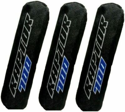 Midnight Black Blue ATV Shock Covers Set for Yamaha Raptor 700R - Free Ship USA
