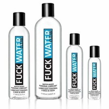 FuckWater Clear Water-Based Lubricant - Choose size