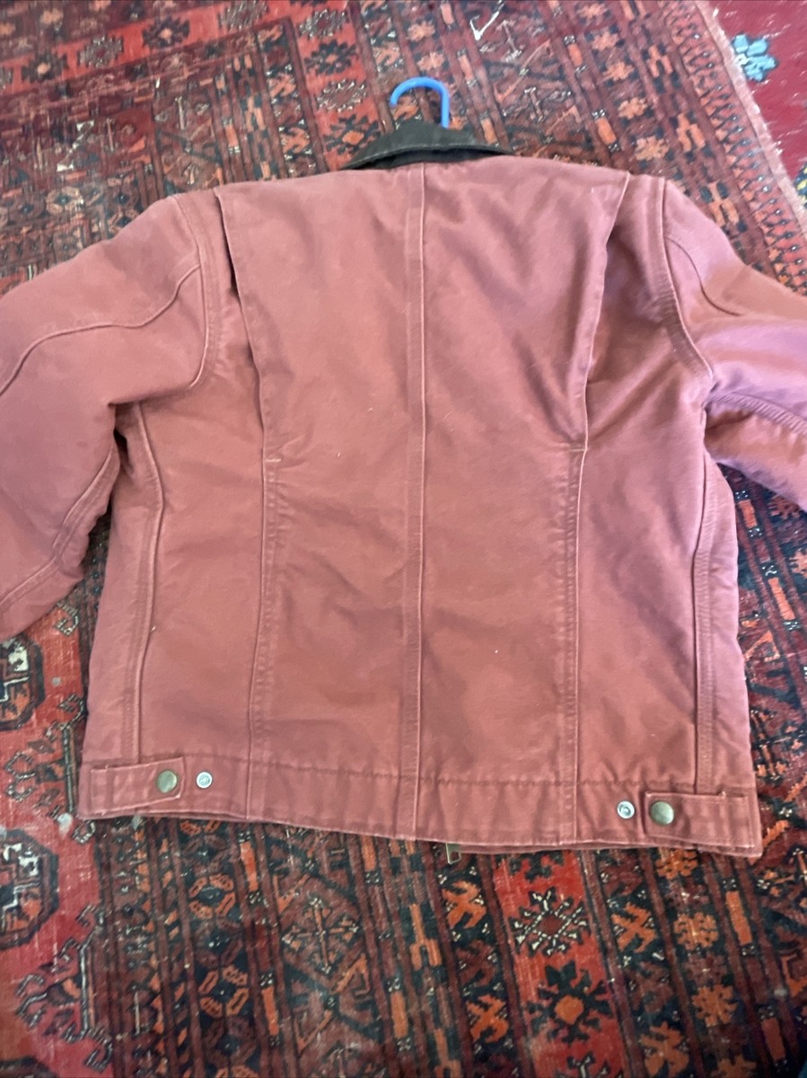 Carhartt Detroit Jacket USA Vintage Salmon Rose Pink WJ097 Carhartt Detroit Jacket USA Vintage Salmon Rose Pink WJ097