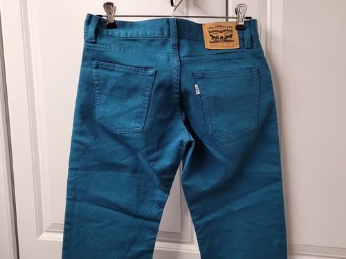 Levi's 513 Boys Jeans Size: 14 Regular Nice Slim Straight - Picture 9 of 10