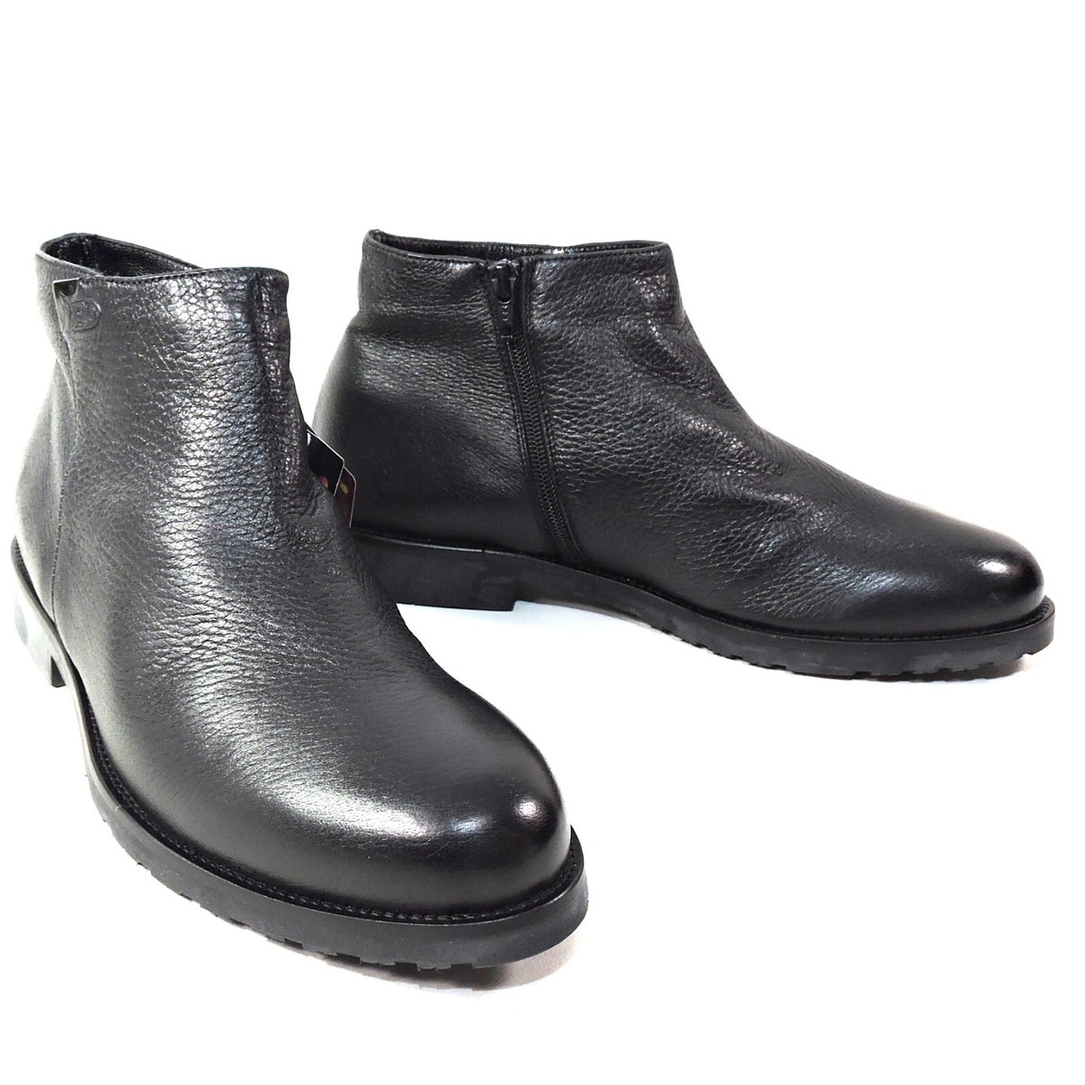 ERNESTO DOLANI ?? MEN\'S BLACK SOFT LEATHER WINTER ANKLE BOOTIE ERNESTO DOLANI ?? MEN main image 2