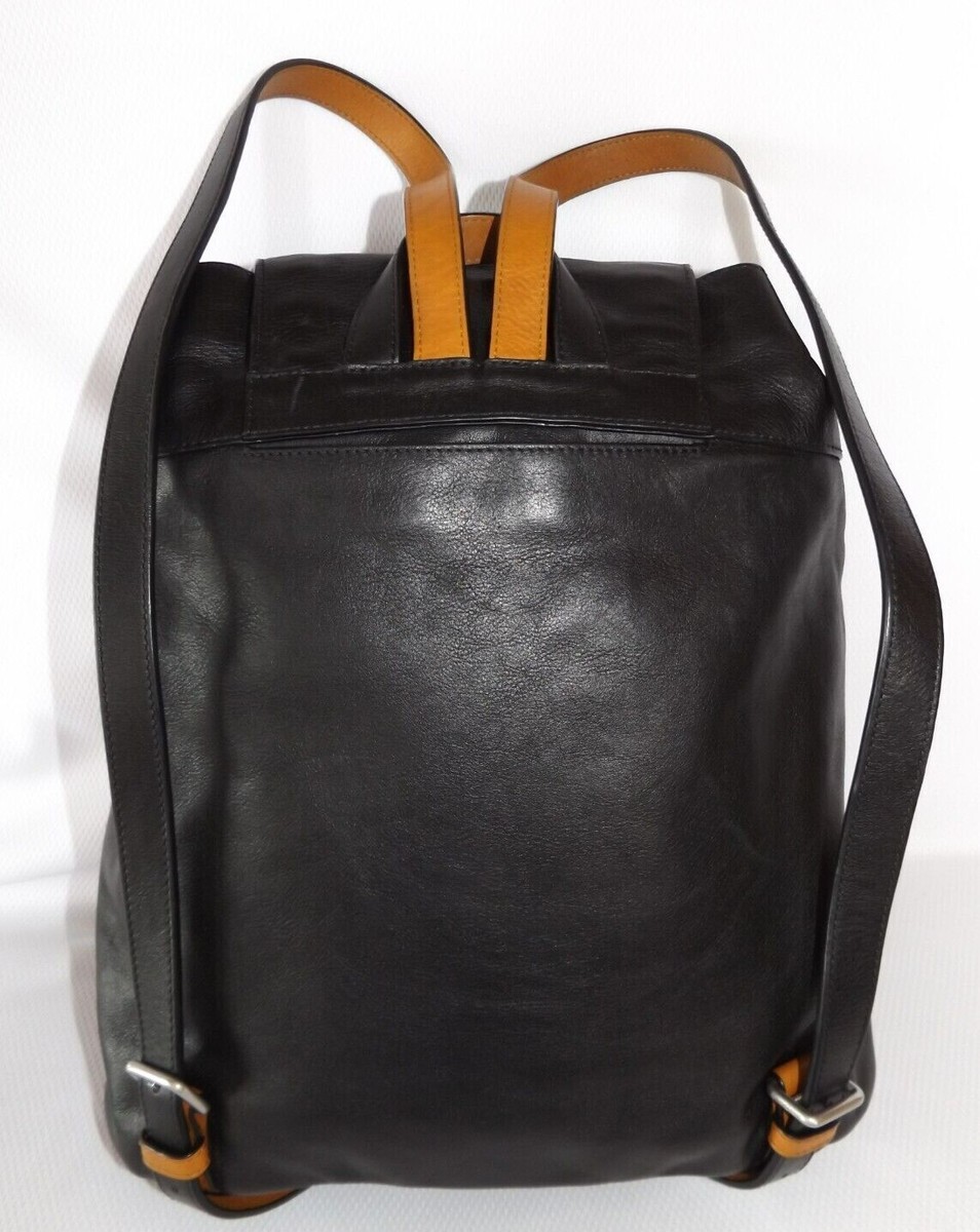 VERA BRADLEY Gallatin Genuine Leather Cargo Backpack - Black  display picture 2