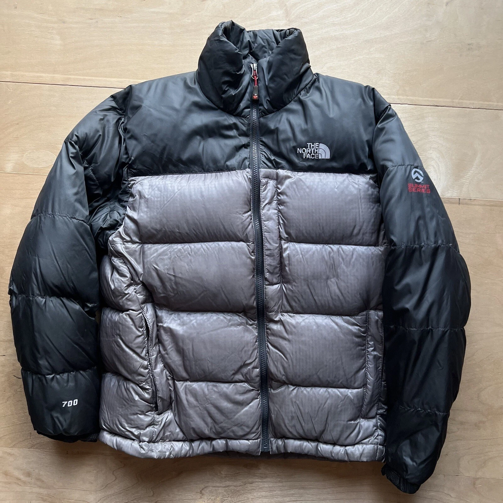 north-face 700 puffer full zip insulated down nuptse outerwear jacket