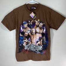 WWE Road To Wrestlemania Tour Shirt Youth M NEW Triple H John Cena Undertaker