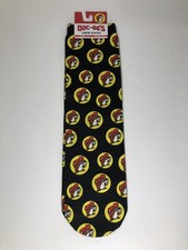 Buc-ee’s Crew Socks Women’s, Men’s. Unisex- Bucky The Beaver - One Size- Black