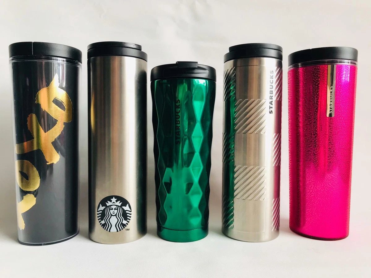 STARBUCKS 16oz & 12oz tumblers travel coffee Tea mugs stainless steel  Acrylic 5g